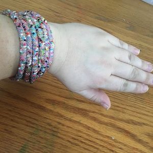 Long beaded necklace